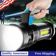 Super Bright LED Searchlight Portable Rechargeable Spotlight Handheld Flashlight