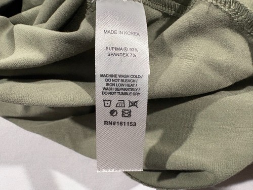 ASRV Mens 834 Supima Stretch Athletic Activewear Tee T-Shirt Sage Sz S NWT 767 - Picture 15 of 16