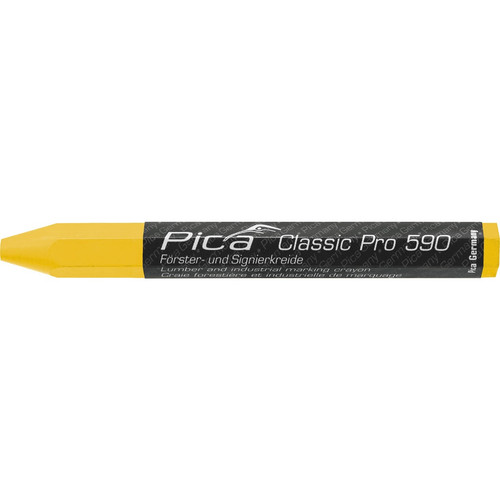 Pica 590/44 Classic Pro Lumber and Industrial Crayon, Yellow