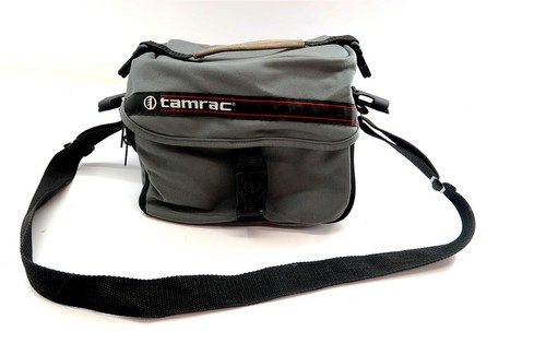 TAMRAC Camera Bag for DSLR SLR 35mm with Should Strap Gray 10" x 8" x 8" (n1)
