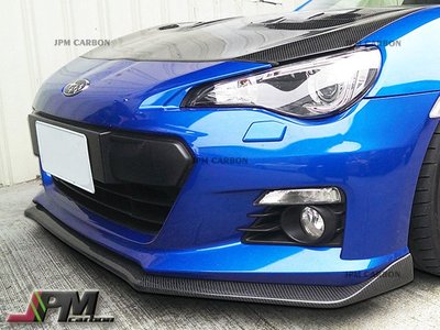 For Subaru BRZ BR-Z 2012+ STI Type Carbon Fiber Front Bumper Add On Lip