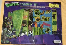 Teenage Mutant Ninja Turtles 30 Pieces Stationery Set Crayons Pencil Stickers
