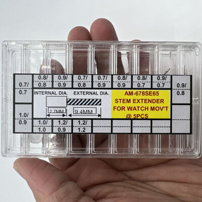 AM-678SE65 Watch Winding Stem Extenders for Watch Movement 13 Sizes 65PCS/Box