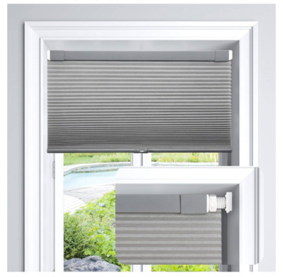 LazBlinds Cordless Cellular Shades No Tools 32''x64'' Dovy Grey