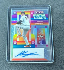 2022 Leaf Vivid Justin Campbell Painting The Corners Gray Auto 40/40