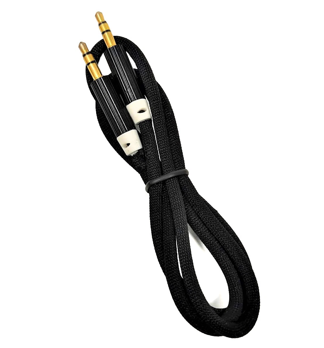 Black Braided Audio Cable