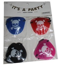 8 Pirate Costume accessory Colorful Eye Patches Party Favor, Cosplay Unisex