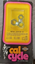 Hawk Cal Cycle Custom 9641 Metric Adapter Kit NOS Vintage Socket Conversions