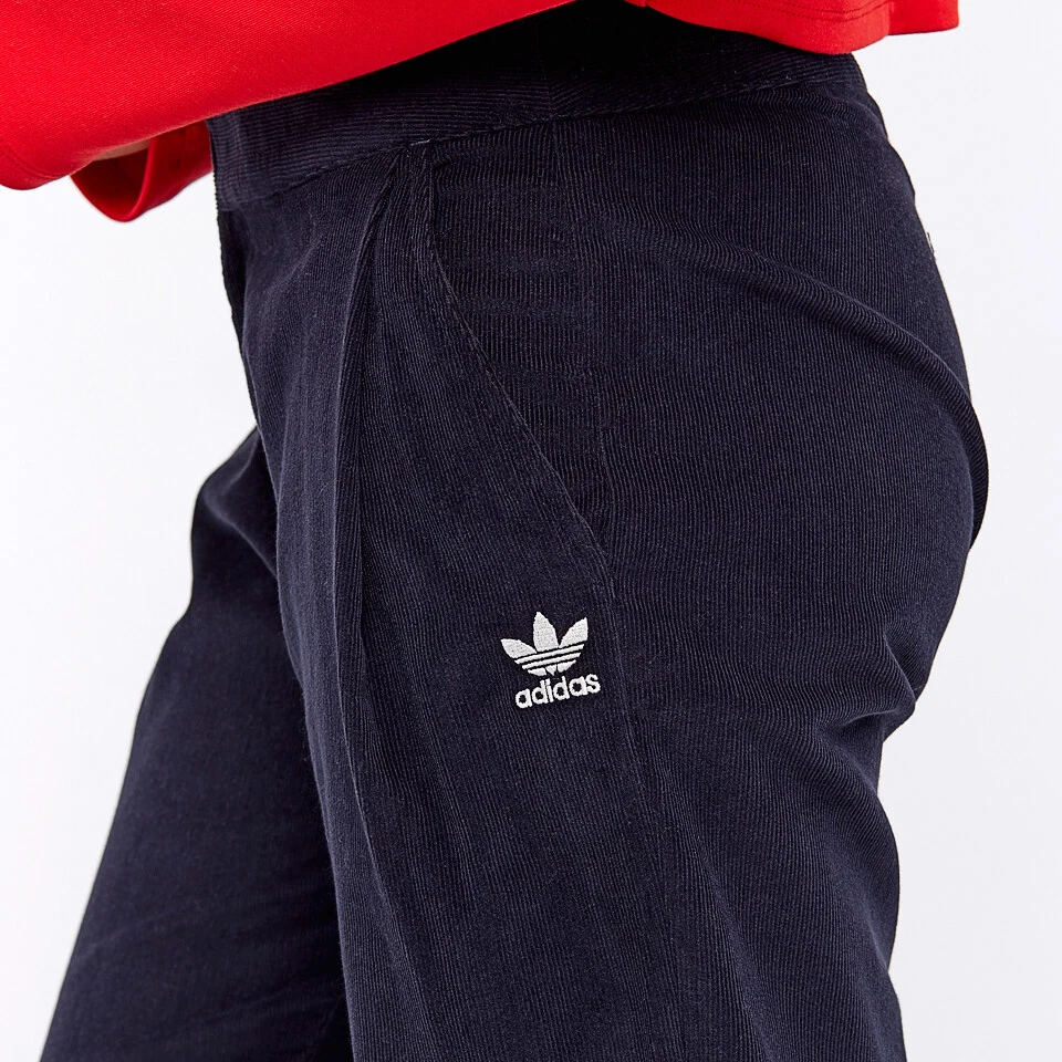 Adidas Women's 7/8 Chino Cord Pants Jeans retro Dark Blue BR5198 RRP £69.99 - Image 3 of 4