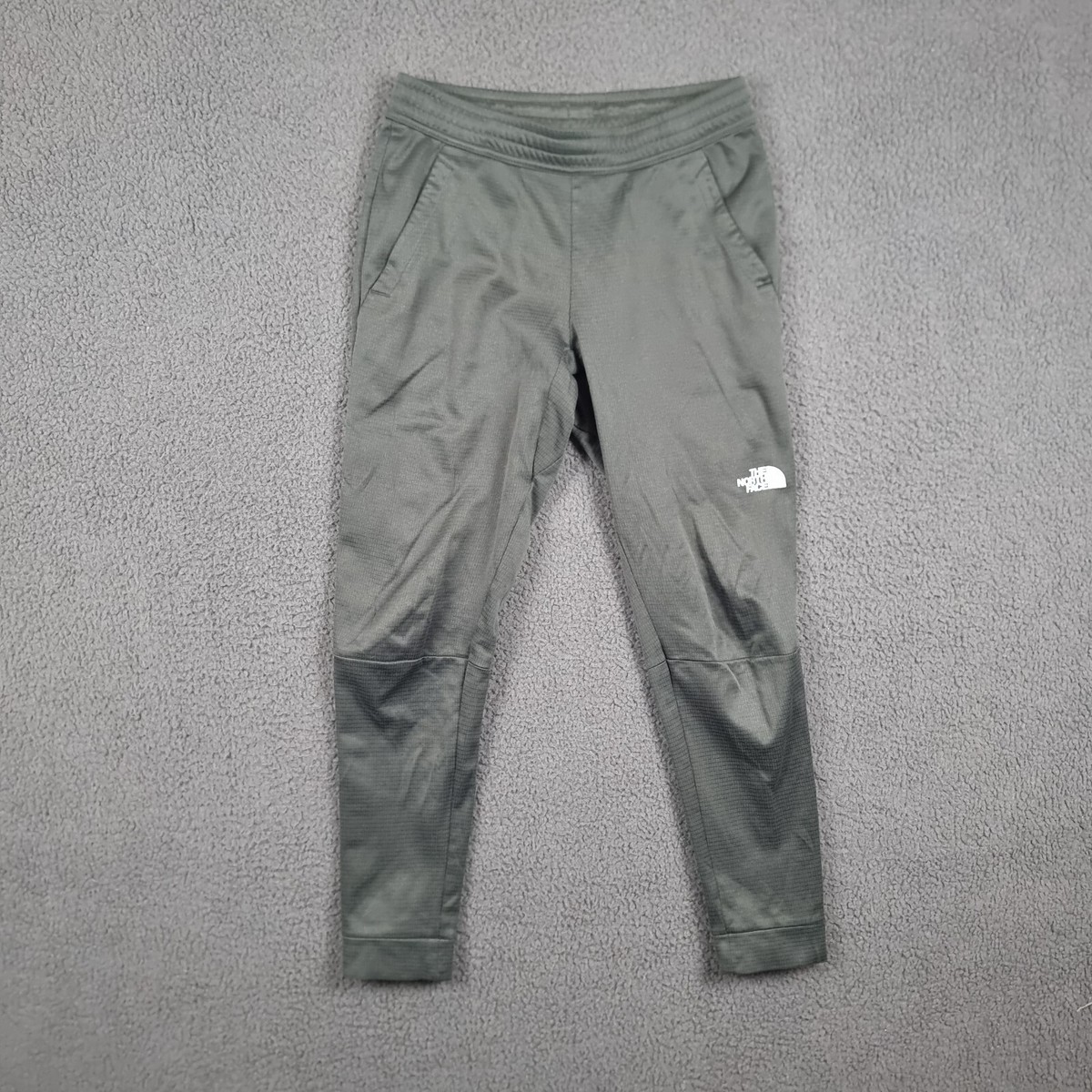 THE NORTH FACE Joggers Mens S Small Grey Fleece Lined Polyester