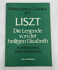 Musicotheca Classica MC1 Liszt Die Legnde Von Der Heiligen Paperback, 1974