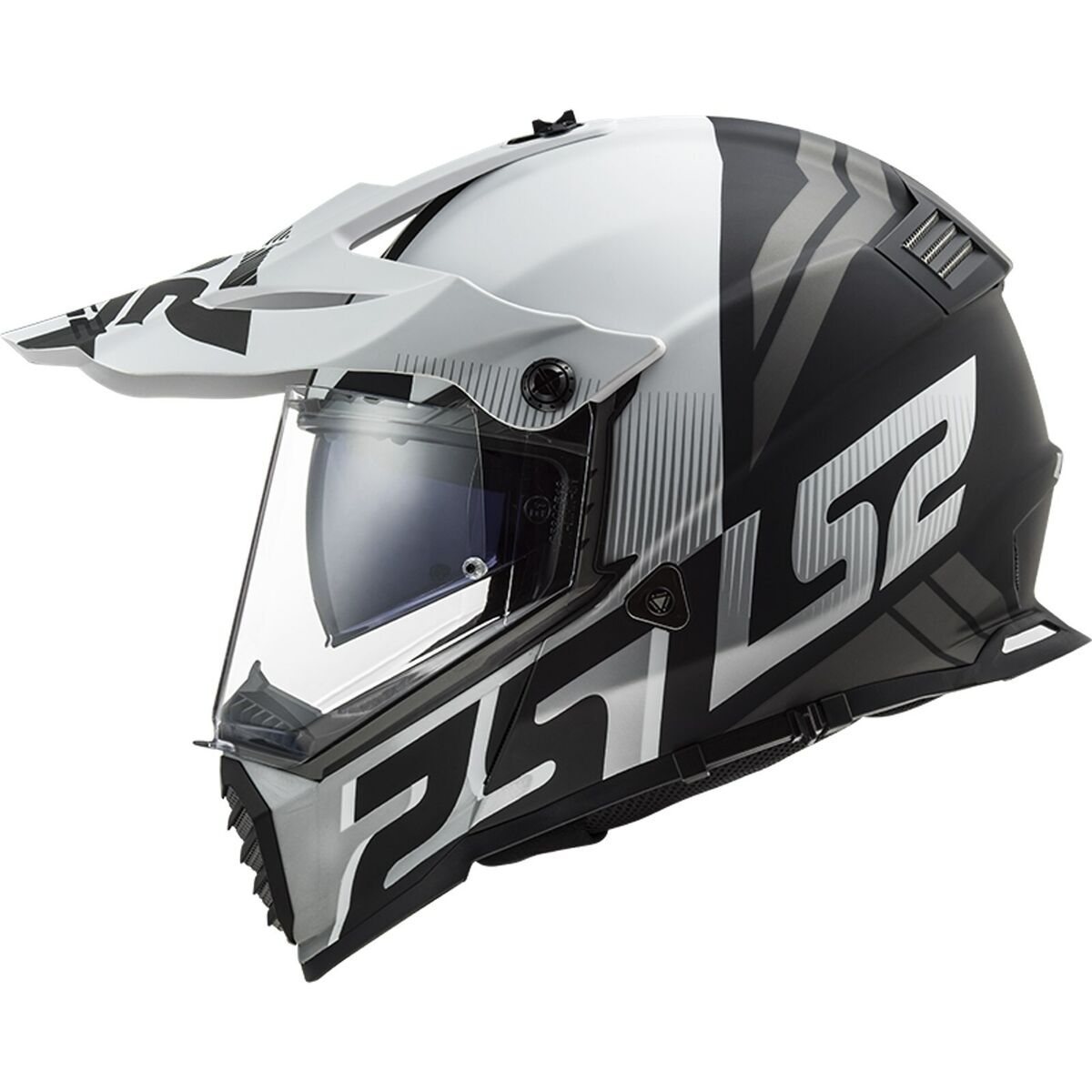 LS2 MX436 Pioneer Evo Evolve Enduro Helmet Motorcycle with Sun