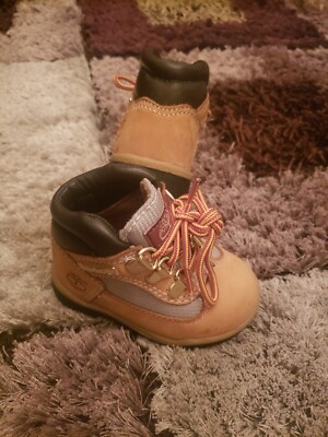 Timberland Size Toddler Wheat Nubuck Leather Textile Field