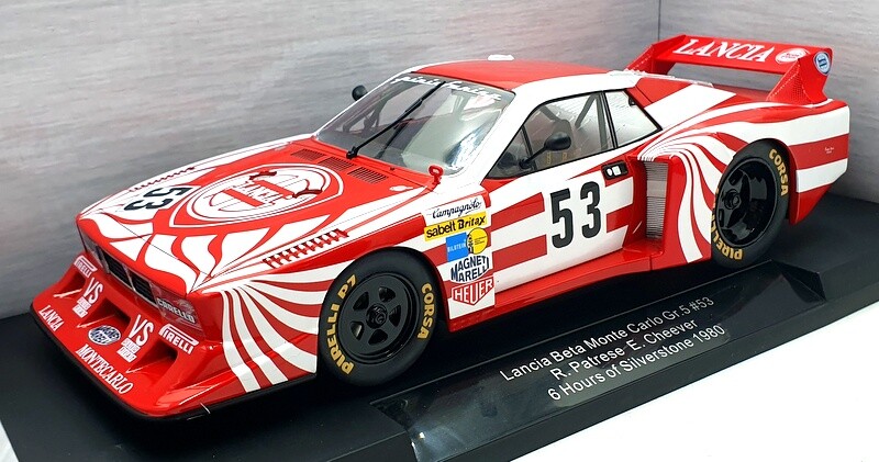 1/18 Scale 1980 Lancia Beta Monte Carlo Gr.5 #53 Model Car MCG18814R