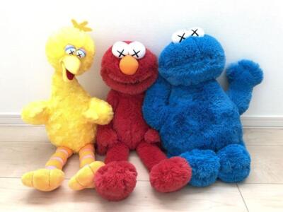 UNIQLO Sesame Street Plush Elmo, Cookie Monster, Big Bird | eBay