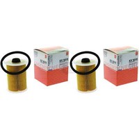2X Mahle / Knecht Kraftstofffilter KX 183D Fuel Filter
