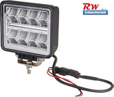 Arbeitsscheinwerfer LED, 24W, 2272lm, quadratisch, 9-36V, Deutsch 2-polig