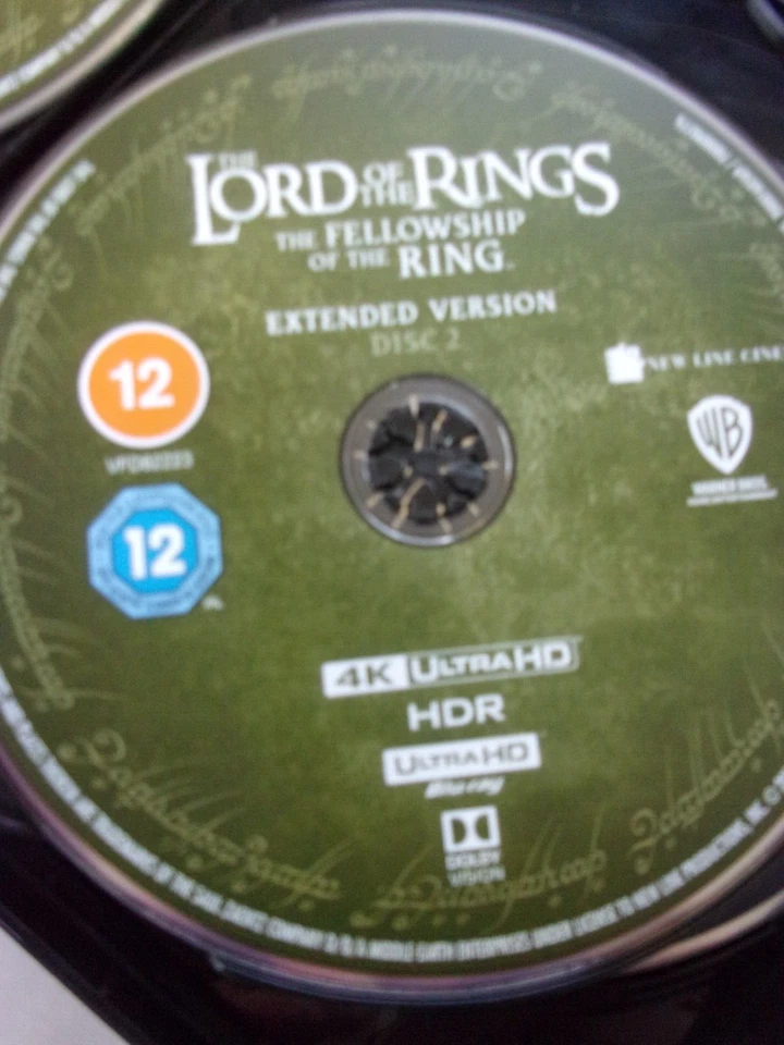 THE LORD OF THE RINGS-FELLOWSHIP OF THE RING -2 DISC-EXTENDED VERSION-4K-ULTRAHD - Image 2 of 4