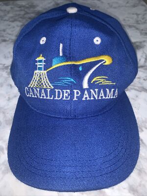 Panama Canal de Panama - Embroidered Raised Hat