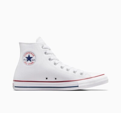 Converse Chuck Taylor All Star High Top Sneakers Optical White US M 9 W 11