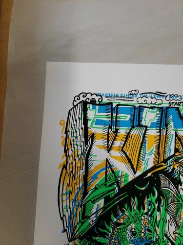 King Gizzard & The Lizard Wizard Asheville Joshua Levy #2/4 rare test print - Picture 5 of 12