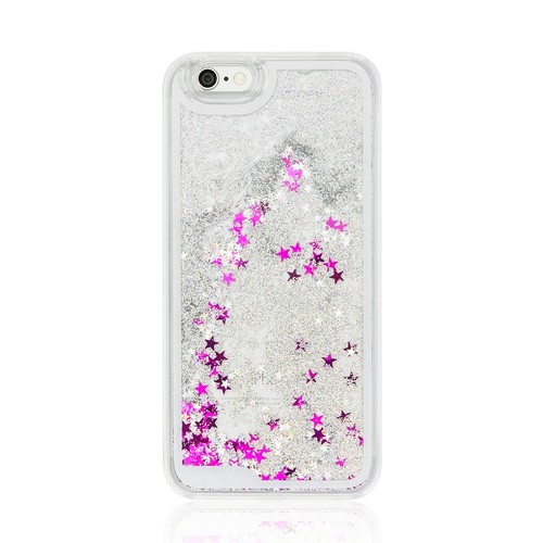 Glitter Bling Stars Liquid Novelty Colourful Phone Case Fits iPhone & Samsung - Picture 18 of 35