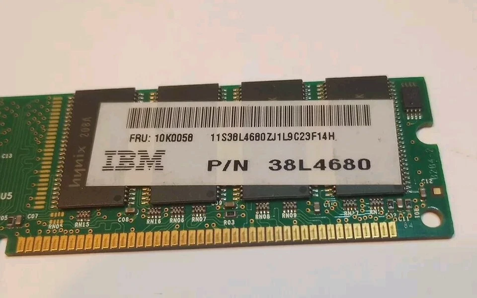 128MB PC133 PC133U-333 MEMORY SDRAM IBM 38L3568 - Image 2 of 3