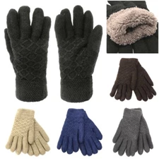 NEW Unisex Insulated Gloves Knit Winter Gloves Thermal Insulation Men Women Warm