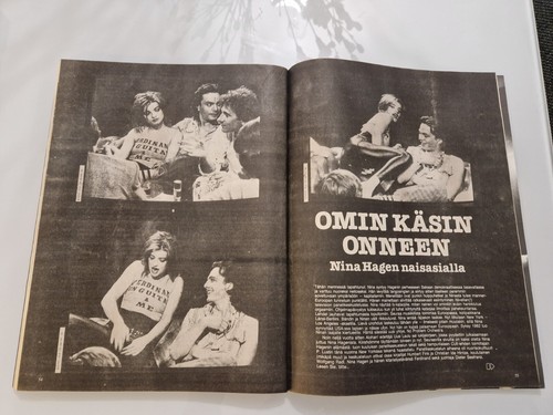 Nina Hagen - Very Rare Finnish Magazine from 1982! (Full magazine) - Bild 2 von 5