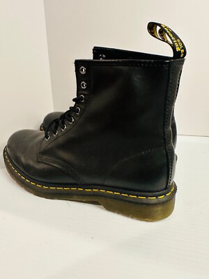 Dr. Martens Unisex 1460 Originals 8-Eye Black Soft Toe 6 Inch Sz 5 Dr. Martens 1460 8 Eye Unisex Work Boot in Smooth Leather  main image 3