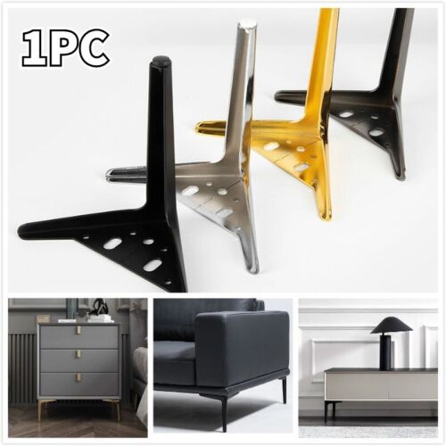 1 X Modern Furniture Sofa Legs Metal Cabinet Cupboard Feet Replacement Parts - Picture 1 of 21