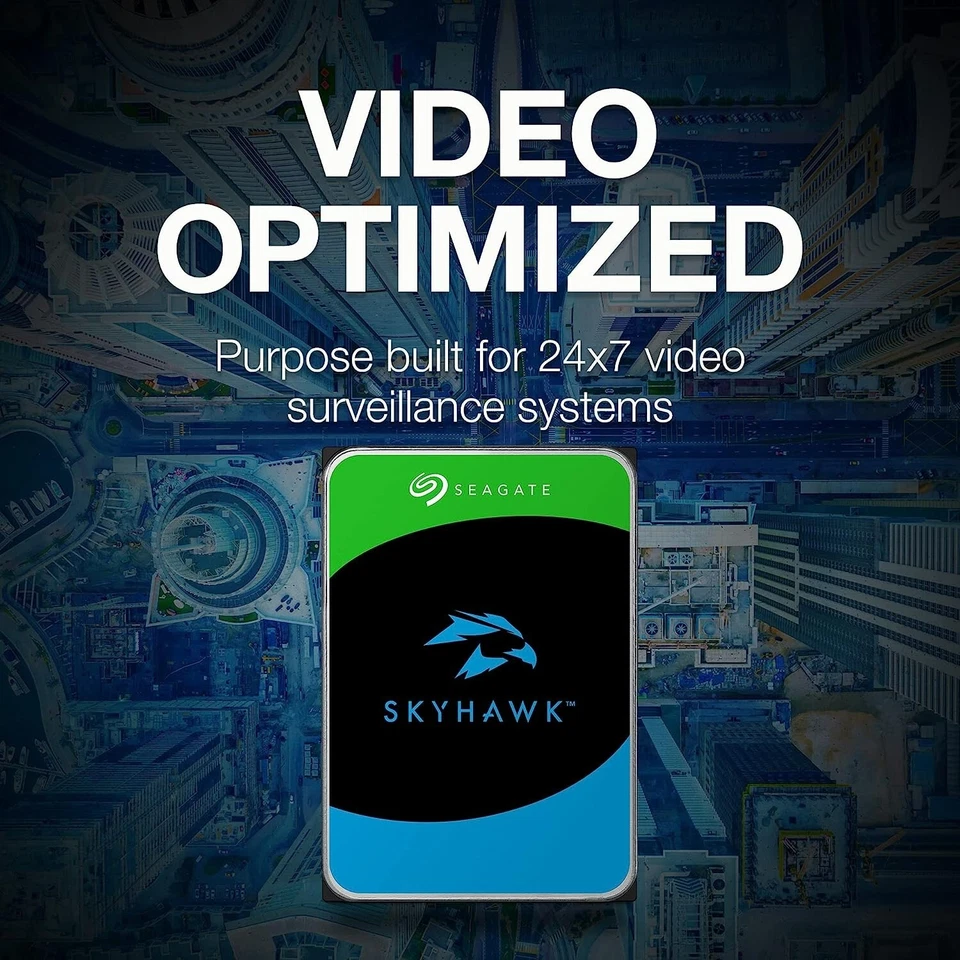 Seagate SkyHawk, 4 TB Surveillance Internal Hard Drive HDD CCTV DVR ST4000VX016 - Image 3 of 4