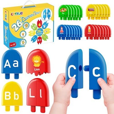 Alphabet Learning Toys Ice Cream ABC Toy Preschool Educational Letter Matching