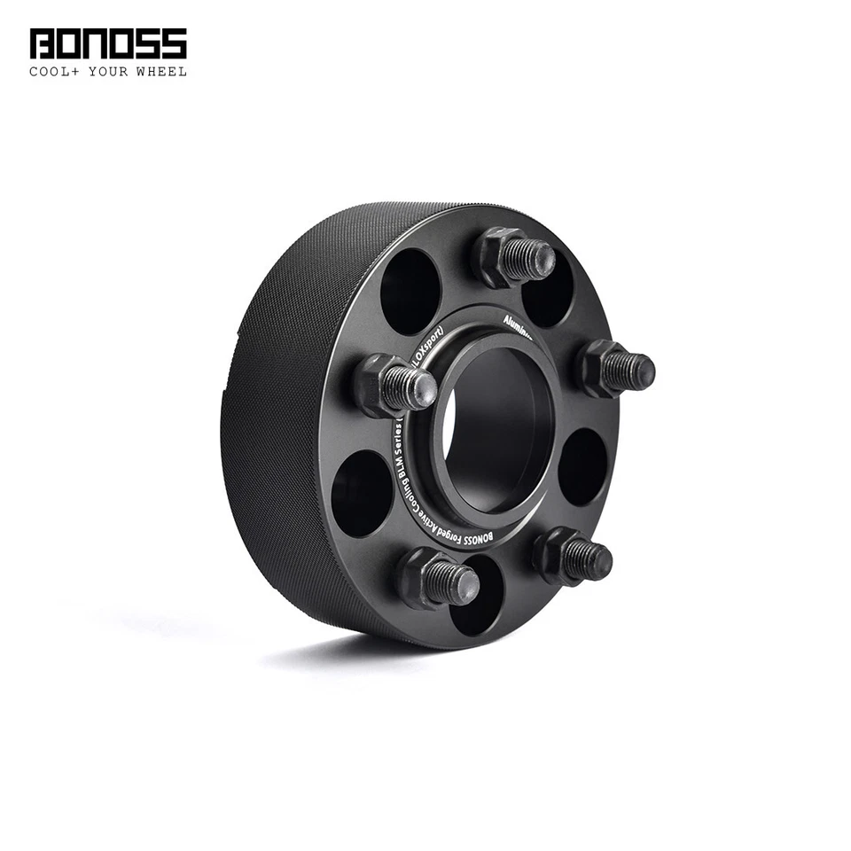 1 par de espaciadores de rueda anodizados negros BONOSS de 50 mm/2 pulgadas para Kia Forte5 YD 2012- Foto 4 de 4