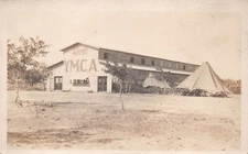 RPPC Lancaster SC YMCA Military Army Base c1907 Photo Vtg Postcard C51