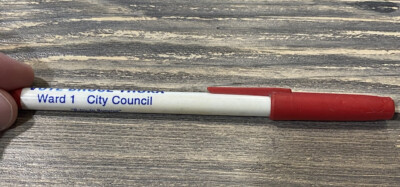 Vintage Vote Bruce Truka Ward 1 City Council B-tru-to Bucyrus Pen