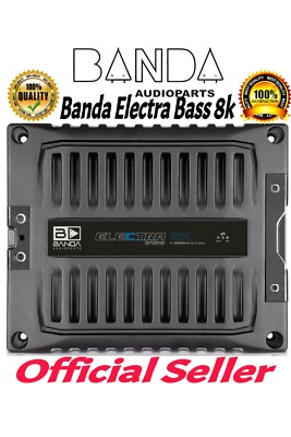 Banda Electra 8K-2 Ohm Digital Verstärker 8000 Watt RMS 1 Kanal / Bass Boost