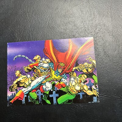 B7s The Savage Dragon 1992 Comic Images #32 Super Patriot Fallen Hero