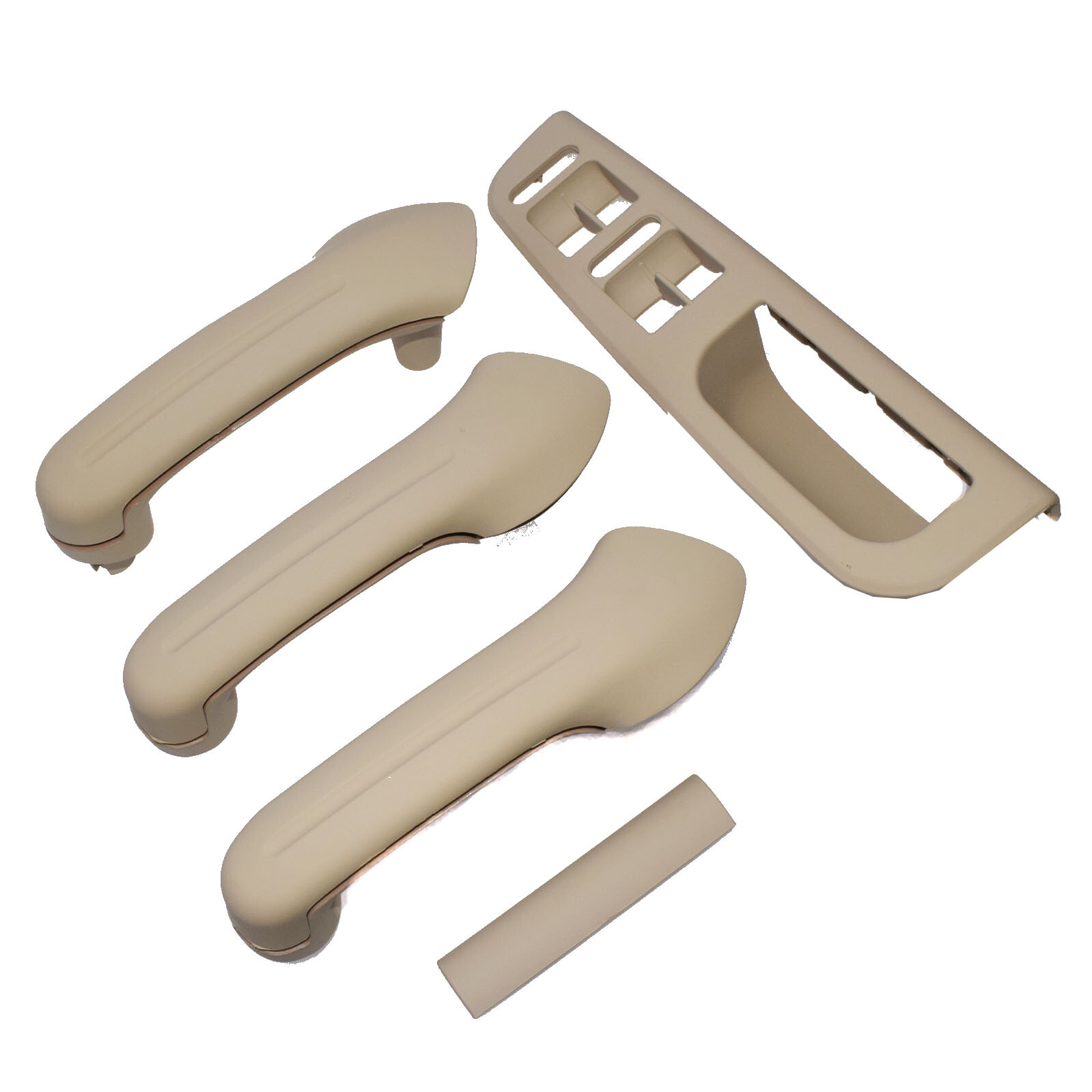 New Beige Interior Door Grab Handle Cover Switch Bezel Trim Fit VW Golf