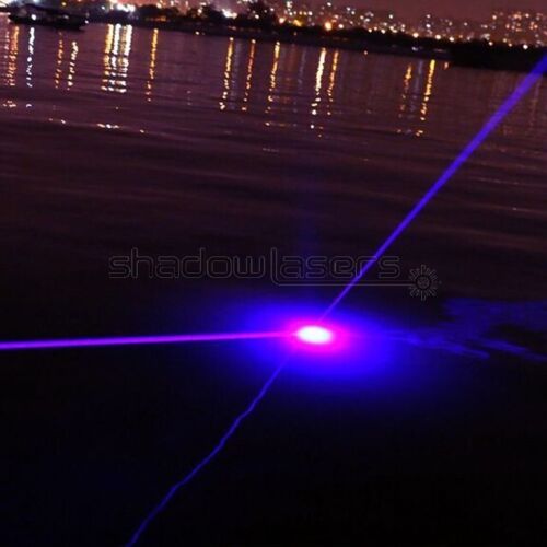 BH7-M 450nm Messa a fuoco regolabile puntatore laser blu raggio laser visibile &caricabatterie&batt - Foto 13 di 14