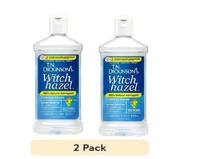 T.N. Dickinson s Witch Hazel Astringent, 100% Natural, 16 fl oz (2 Pack)