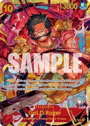 Gol D. Roger Secret Rare OP09-118 One Piece TCG English SEC