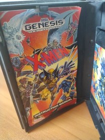 Marvel X-Men Sega Genesis 1993 Game With Manual & Case Tested & Works