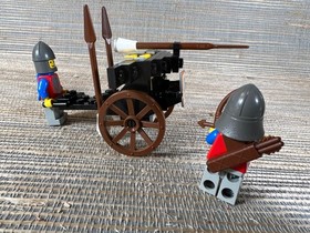 Vintage Lego Legoland 6012-1 Siege Cart Complete 1986 Castle Lion Knights