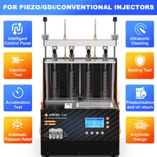 ANCEL Automotive Fuel Injector Cleaner Tester Machine for PFI GDI Piezo Injector