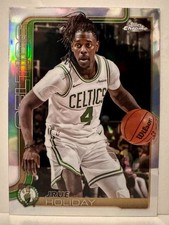 JRUE HOLIDAY BOSTON CELTICS 2025 TOPPS CHROME REFRACTOR