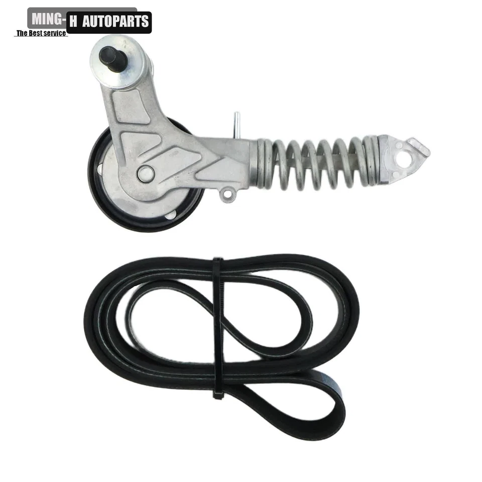 Kit tensor de correa de transmisión serpentina para Buick Encore 38344 6PK1390 2013-2018 Foto 3 de 4