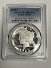 2023-S PCGS PR70 DCAM Peace .999 Silver Dollar, U.S. Coin $1 Proof