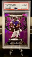 2020 Panini Rookies & Stars - Crusade Lamar Jackson #CR-4 Purple /35
