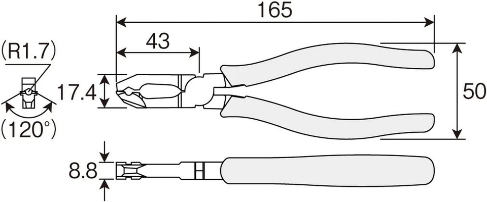 Alicates de cadena para maquinaria industrial, bicicletas, motocicletas, tamaño P-221 Foto 4 de 4